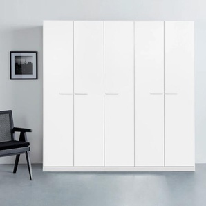 Drehtürenschrank RAUCH Kleiderschrank Schrank Garderobe TOPSELLER OTELI inkl. Inneneinteilung Schränke Gr. B/H/T: 226cm x 210cm x 54cm, Ohne Spiegel, weiß mit 3 Innenschubladen extra Böden optional Spiegel MADE IN GERMANY