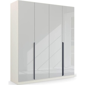 Drehtürenschrank RAUCH Modern by Quadra Spin Schränke Gr. B/H/T: 181cm x 210cm x 54cm, 4 St., weiß (alpinweiß/glas kristallweiß)