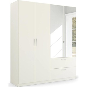 Drehtürenschrank RAUCH Pure by Quadra Spin Schränke Gr. B/H/T: 181cm x 210cm x 54cm, 4 St., weiß (alpinweiß)