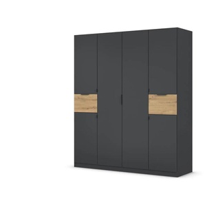 Drehtürenschrank | schwarz | 181 cm | 210 cm |