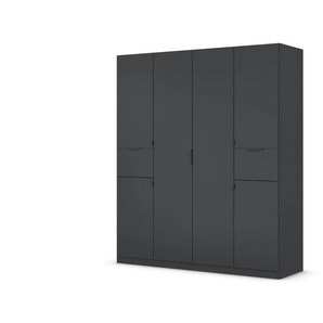 Drehtürenschrank | schwarz | 181 cm | 210 cm |