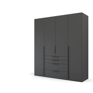 Drehtürenschrank | schwarz | 201 cm | 223 cm |