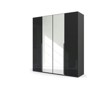 Drehtürenschrank | schwarz | 201 cm | 223 cm |