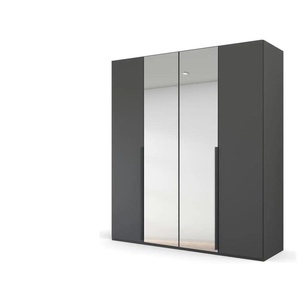 Drehtürenschrank | schwarz | 201 cm | 223 cm |