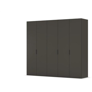 Drehtürenschrank ¦ schwarz ¦ Maße (cm): B: 251 H: 223