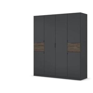 Drehtürenschrank  Thurso ¦ schwarz ¦ Maße (cm): B: 181 H: 210