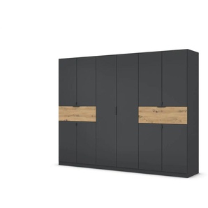 Drehtürenschrank  Thurso ¦ schwarz ¦ Maße (cm): B: 271 H: 210