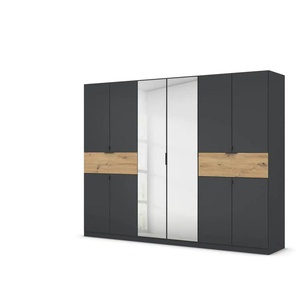 Drehtürenschrank  Thurso ¦ schwarz ¦ Maße (cm): B: 271 H: 210