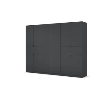 Drehtürenschrank  Thurso ¦ schwarz ¦ Maße (cm): B: 271 H: 210