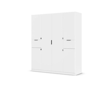 Drehtürenschrank  Thurso ¦ weiß ¦ Maße (cm): B: 181 H: 210