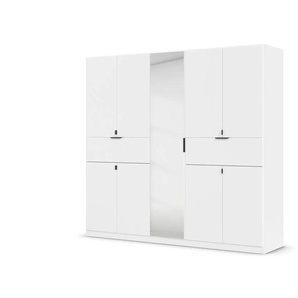 Drehtürenschrank  Thurso ¦ weiß ¦ Maße (cm): B: 226 H: 210