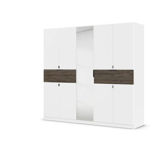 Drehtürenschrank  Thurso ¦ weiß ¦ Maße (cm): B: 226 H: 210