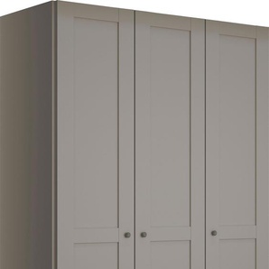 Drehtürenschrank WIEMANN Göteborg Schränke Gr. B/H/T: 148,4cm x 216cm x 58cm, 3 St., grau (kieselgrau-dekor) inkl. Türendämpfung