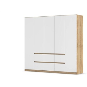 Drehtürenschrank  Wigan ¦ braun ¦ Maße (cm): B: 226 H: 210