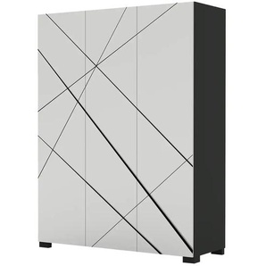 Drehtürenschrank  X Dark ¦ grau ¦ Maße (cm): B: 150 H: 200 T: 56,6