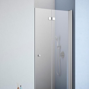 Dusch-Falttür MAW BY GEO A-N400 Duschtüren Gr. B/H: 90 cm x 202,2 cm, nur rechts montierbar, ohne Antikalk-Versiegelung, silberfarben Duschen BxH: 90 x 202,2 cm