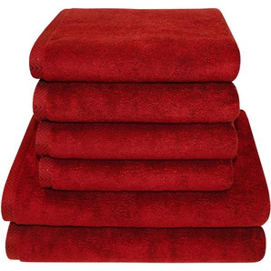 in & Preisvergleich | Saunatücher 24 Rot Moebel Handtücher