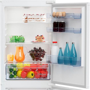E (A bis G) BEKO Einbaukühlgefrierkombination Kühlschränke Gr. Rechtsanschlag, silberfarben (eh19) Einbaukühlgefrierkombinationen