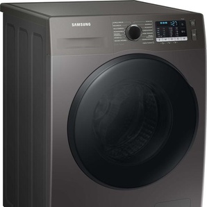 E (A bis G) SAMSUNG Waschtrockner WD8ETA049BX SchaumAktiv grau (inox)