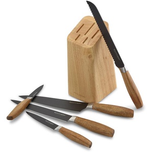 ECHTWERK Messerblock Set Classic - Black Edition, 6tlg.