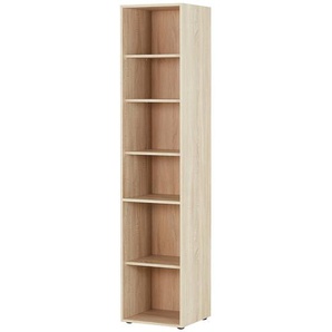 Eckregal Multischrank-System | holzfarben | 40 cm | 185 cm | 38 cm |