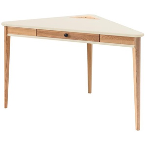 Eckschreibtisch Niina 114 x 75 x 61cm Beige