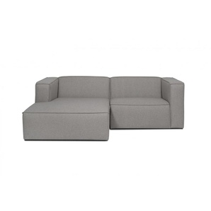 Ecksofa ANDAS Dalby, L-Form Sofas Gr. B/H/T: 228 cm x 73 cm x 154 cm, Struktur, Recamiere links, beige extra tiefe Sitzfläche, mit Kedernaht, angenehmer Sitzkomfort