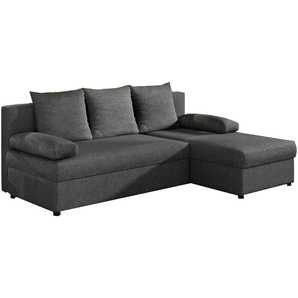 Ecksofa ARON A02 Schwarz