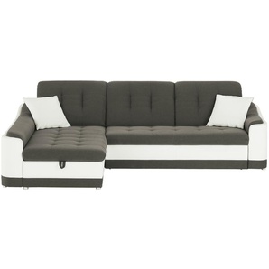 Ecksofa  Bea ¦ grau ¦ Maße (cm): B: 278 H: 86 T: 195