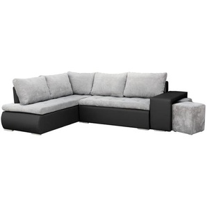 Ecksofa BELGRAD Beige + Weiß