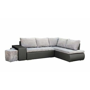 Ecksofa BELGRAD Beige + Weiß