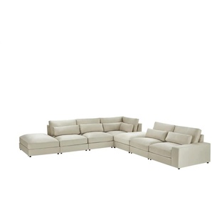 Ecksofa  Branna ¦ beige ¦ Maße (cm): B: 412 H: 88 T: 386