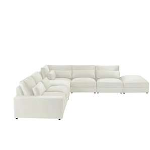 Ecksofa  Branna ¦ beige ¦ Maße (cm): B: 412 H: 88 T: 386