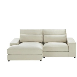 Ecksofa  Branna - beige - Materialmix - 232 cm - 88 cm - 164 cm | Möbel Kraft