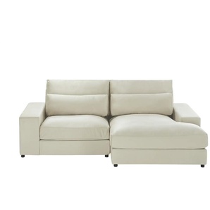 Ecksofa  Branna - beige - Materialmix - 232 cm - 88 cm - 164 cm | Möbel Kraft