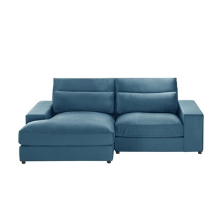 Ecksofa  Branna ¦ blau ¦ Maße (cm): B: 232 H: 88 T: 164