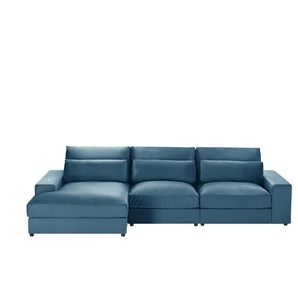 Ecksofa  Branna ¦ blau ¦ Maße (cm): B: 322 H: 88 T: 164