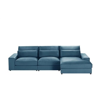 Ecksofa  Branna ¦ blau ¦ Maße (cm): B: 322 H: 88 T: 164