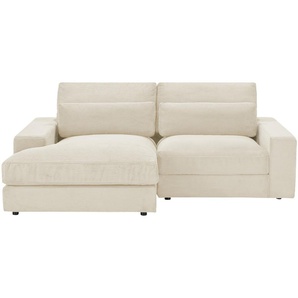 Ecksofa  Branna - creme - Materialmix - 232 cm - 88 cm - 164 cm | Möbel Kraft