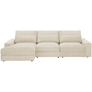 Ecksofa  Branna - creme - Materialmix - 322 cm - 88 cm - 164 cm | Möbel Kraft