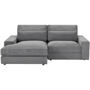 Ecksofa  Branna - grau - Materialmix - 232 cm - 88 cm - 164 cm | Möbel Kraft