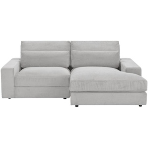 Ecksofa  Branna - grau - Materialmix - 232 cm - 88 cm - 164 cm | Möbel Kraft