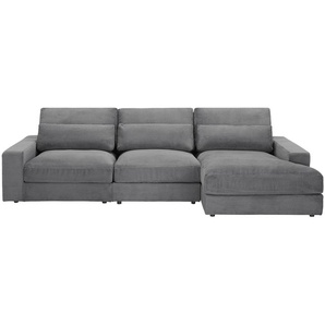 Ecksofa  Branna - grau - Materialmix - 322 cm - 88 cm - 164 cm | Möbel Kraft