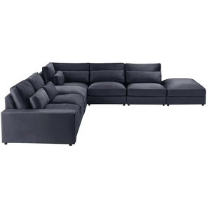 Ecksofa  Branna ¦ grau ¦ Maße (cm): B: 412 H: 88 T: 386