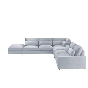 Ecksofa  Branna ¦ grau ¦ Maße (cm): B: 412 H: 88 T: 386