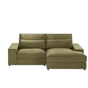 Ecksofa  Branna ¦ grün ¦ Maße (cm): B: 232 H: 88 T: 164