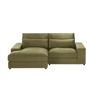 Ecksofa  Branna ¦ grün ¦ Maße (cm): B: 232 H: 88 T: 164