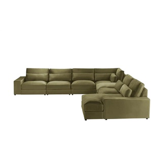 Ecksofa  Branna ¦ grün ¦ Maße (cm): B: 412 H: 88 T: 296