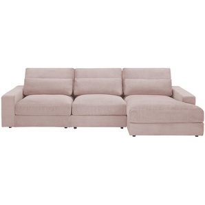 Ecksofa  Branna - rosa/pink - Materialmix - 322 cm - 88 cm - 164 cm | Möbel Kraft