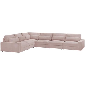 Ecksofa  Branna ¦ rosa/pink ¦ Maße (cm): B: 412 H: 88 T: 322